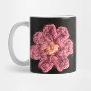 Crochet Flower Mug